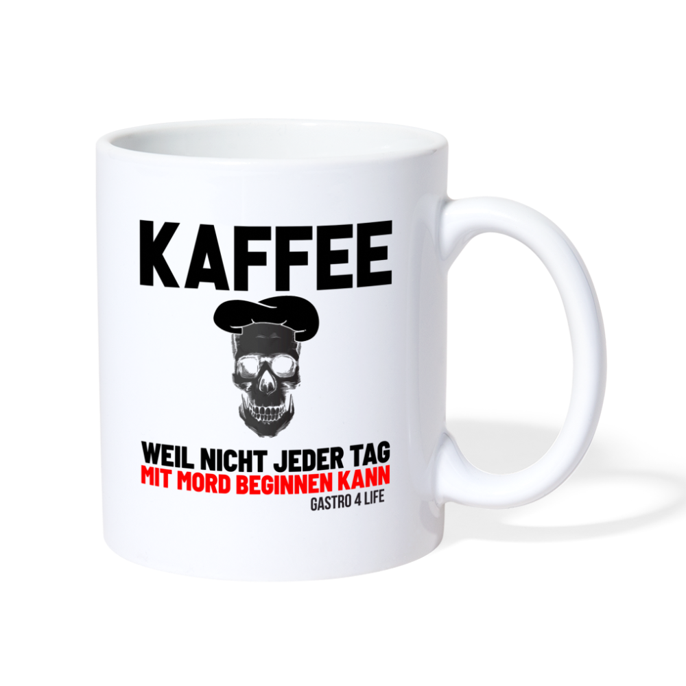 Tasse Kaffee - Weiß