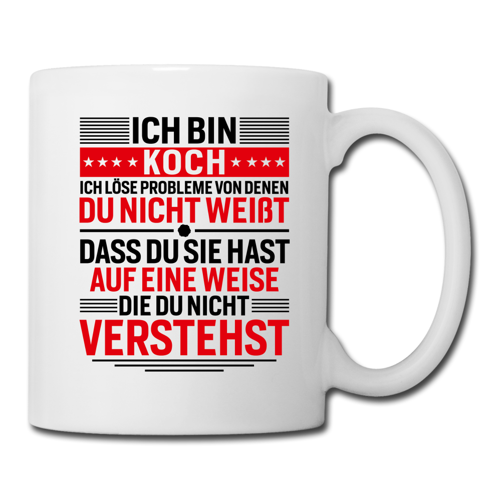 Tasse ich bin koch - Weiß