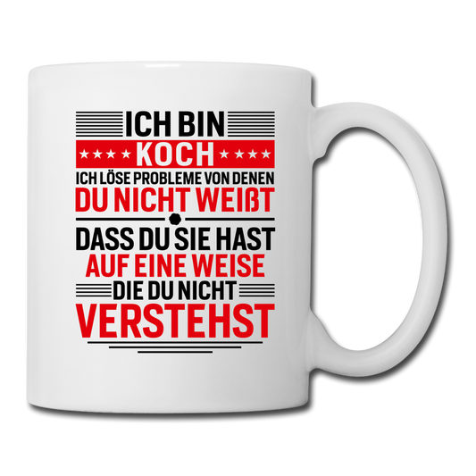 Tasse ich bin koch - Weiß