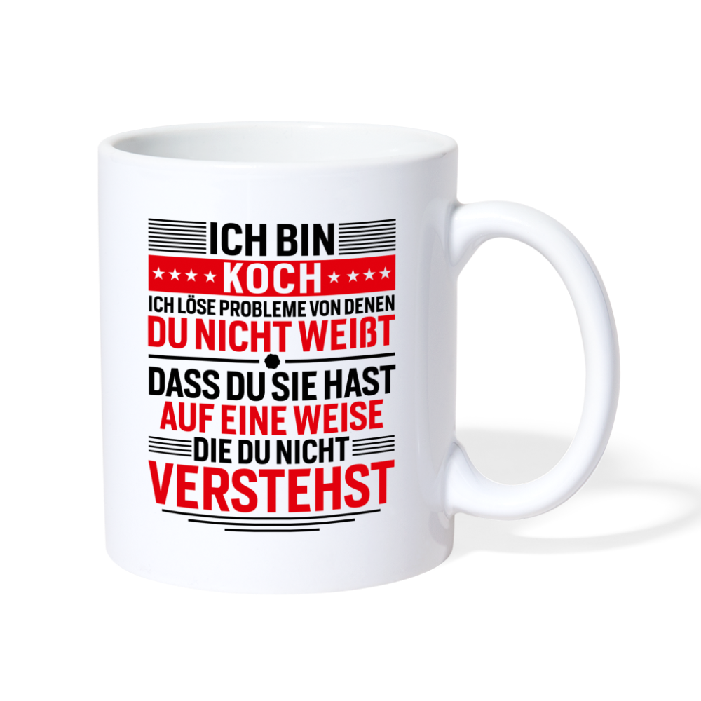 Tasse ich bin koch - Weiß