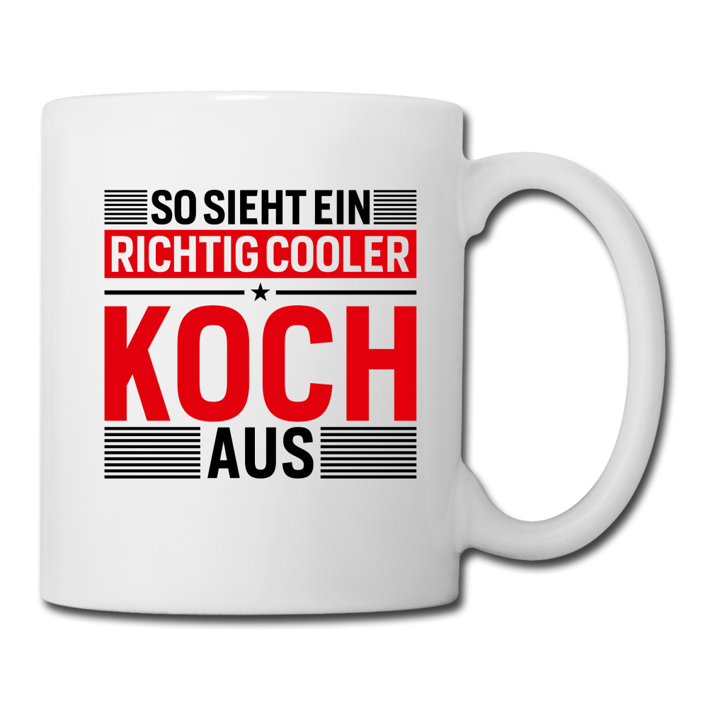 Tasse so sieht - Weiß