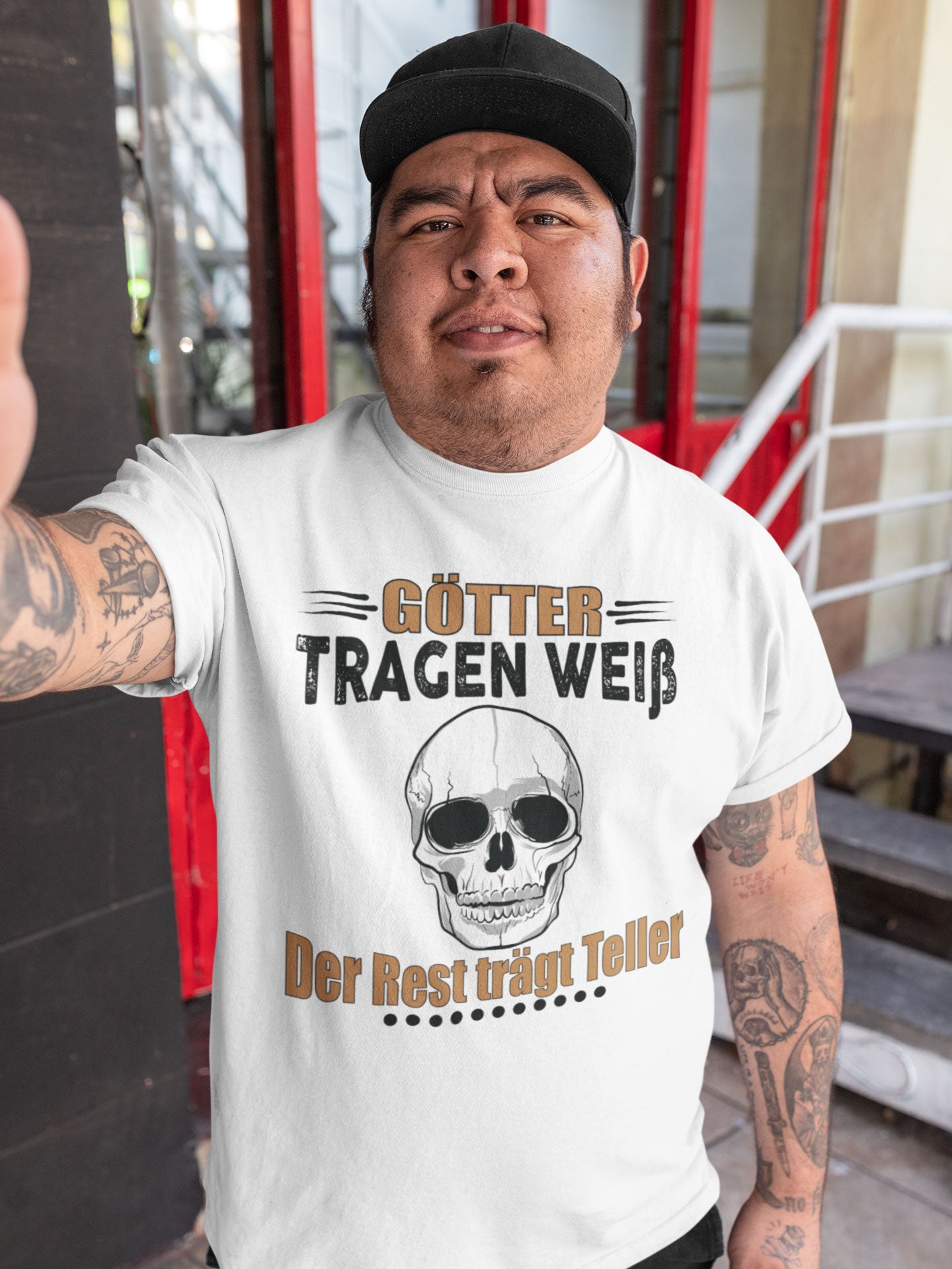 GÖTTER TRAGEN WEIß - Unisex Premium Shirt