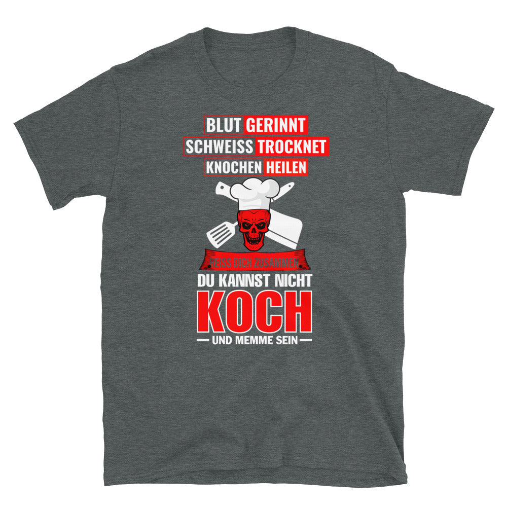 BLUT GERINNT, SCHWEISS TROCKNET -  Unisex Premium Shirt