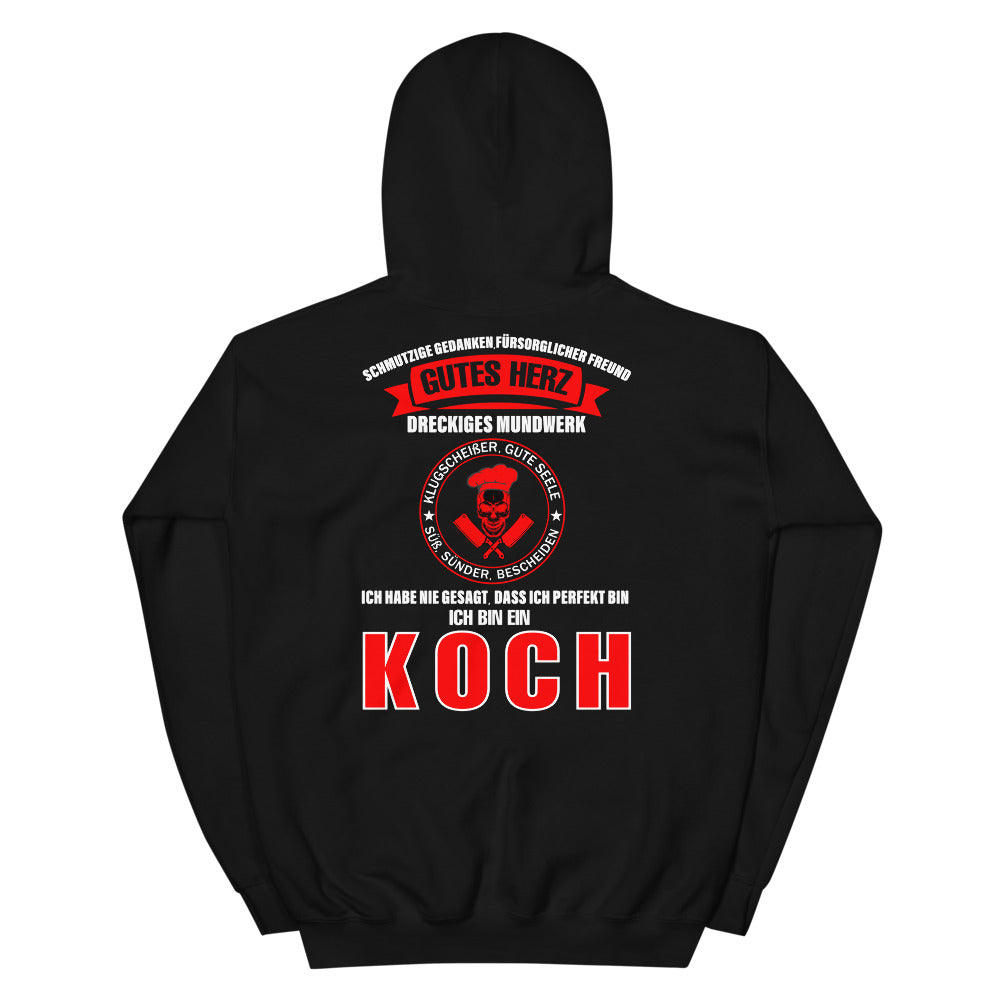 ICH HABE NUE GESAGT, DASS ICH PERFEKT BIN - ICH BIN EIN KOCH - Unisex Premium Hoodie